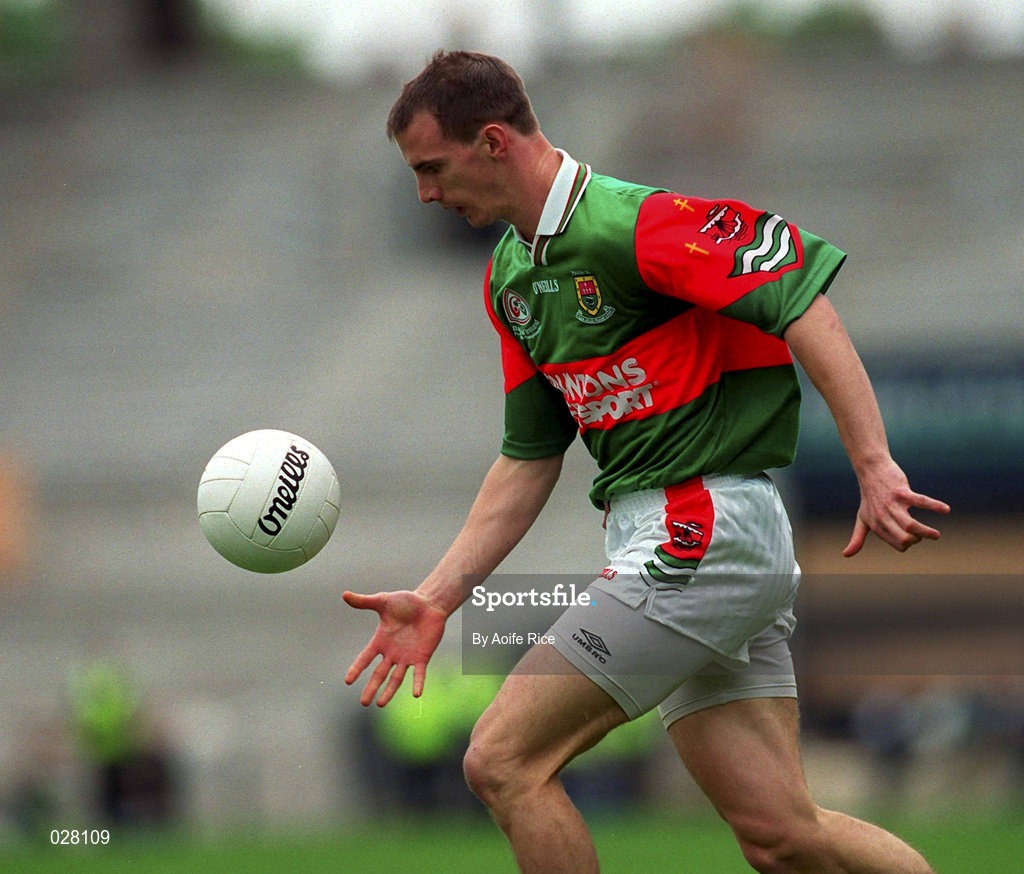 22 August 1999; John Casey of Mayo during the Bank of Ireland All-Ireland Senior Football Championship Semi-Final match between Cork and Mayo at Croke Park in Dublin. Photo by Aoife Rice/Sportsfile