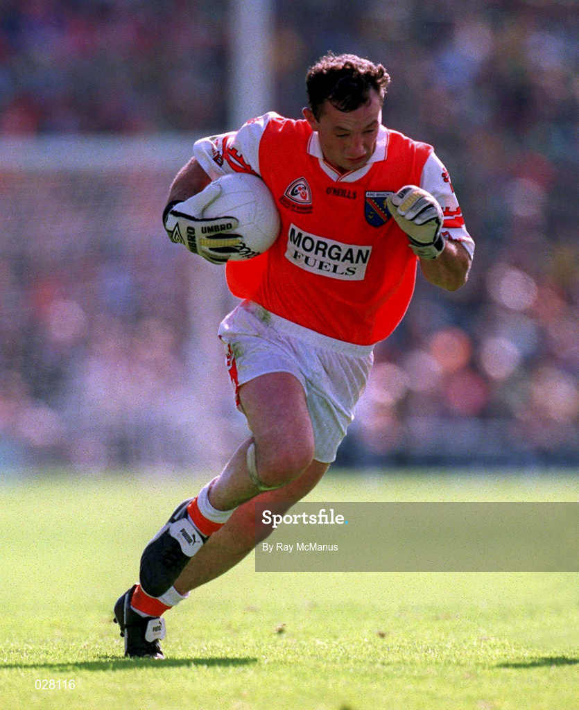 29 August 1999; John Donaldson of Armagh during the Bank of Ireland All-Ireland Senior Football Championship Semi-Final match between Meath and Armagh at Croke Park in Dublin. Photo by Ray McManus/Sportsfile