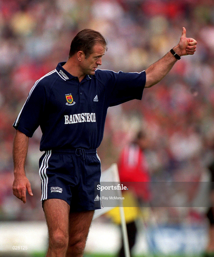 22 August 1999; Mayo manager John Maughan during the Bank of Ireland All-Ireland Senior Football Championship Semi-Final match between Cork and Mayo at Croke Park in Dublin. Photo by Ray McManus/Sportsfile