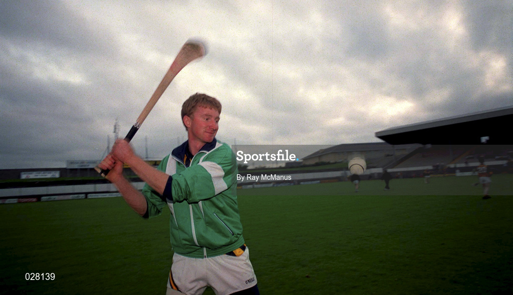 1 September 1999; Kilkenny's John Power during a training session, at Nowlan Park, Kilkenny, in advance of the Guinness All-Ireland Senior Hurling Championship Final. Photo by Ray McManus/Sportsfile
