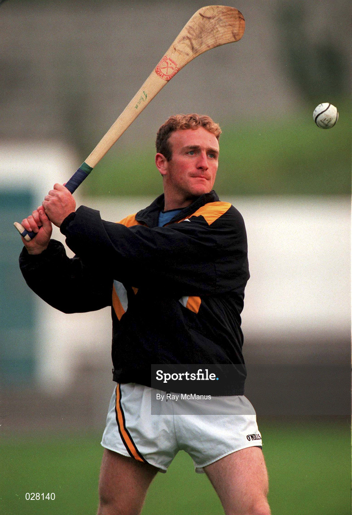 1 September 1999; Kilkenny's Johnny Butler during a training session, at Nowlan Park, Kilkenny, in advance of the Guinness All-Ireland Senior Hurling Championship Final. Photo by Ray McManus/Sportsfile