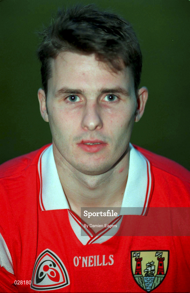 30 August 1999; Cork's Kevin Murray during a press night, at Páirc Uí Chaoimh in Cork, in advance of the Guinness All-Ireland Senior Hurling Championship Final. Photo by Damien Eagers/Sportsfile