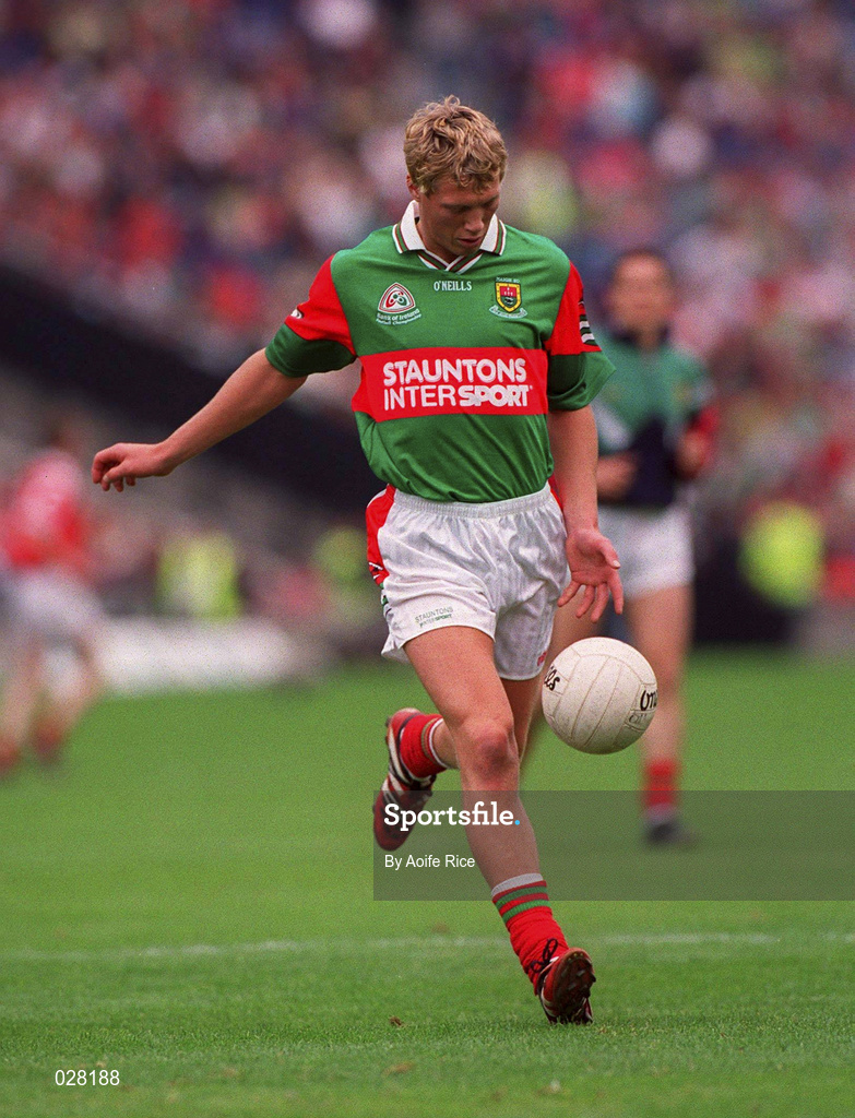 22 August 1999; Ciaran McDonald of Mayo during the Bank of Ireland All-Ireland Senior Football Championship Semi-Final match between Cork and Mayo at Croke Park in Dublin. Photo by Aoife Rice/Sportsfile