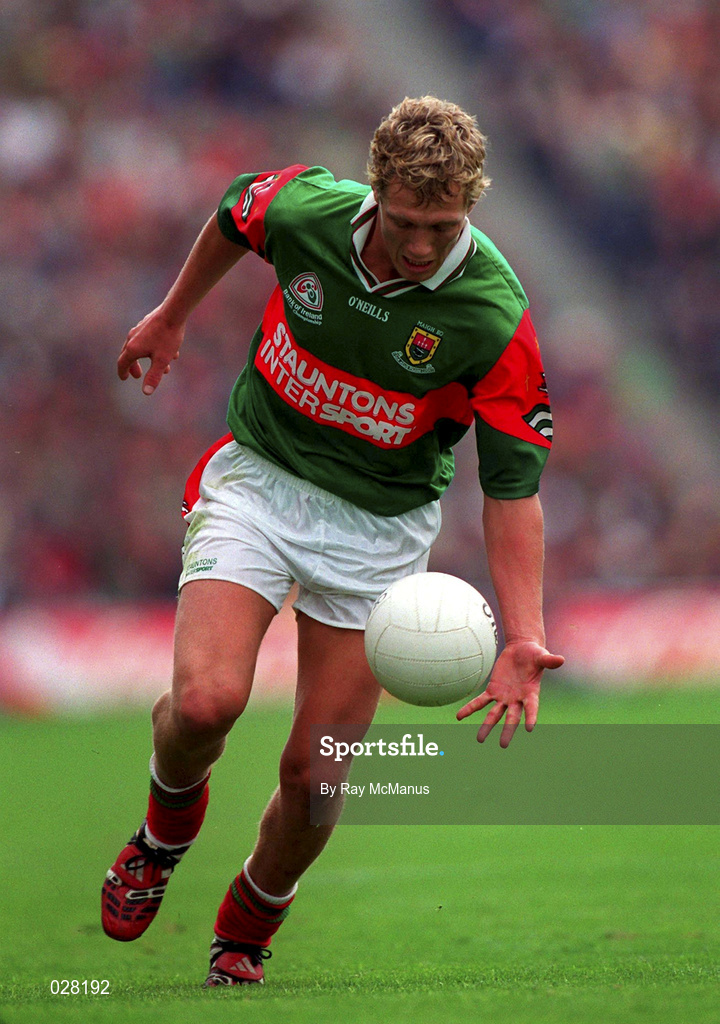 22 August 1999; Ciaran McDonald of Mayo during the Bank of Ireland All-Ireland Senior Football Championship Semi-Final match between Cork and Mayo at Croke Park in Dublin. Photo by Ray McManus/Sportsfile