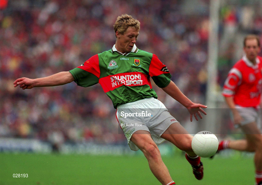 22 August 1999; Ciaran McDonald of Mayo during the Bank of Ireland All-Ireland Senior Football Championship Semi-Final match between Cork and Mayo at Croke Park in Dublin. Photo by Aoife Rice/Sportsfile