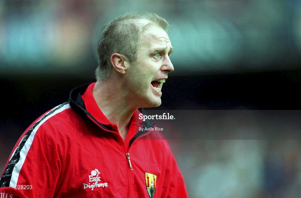 22 August 1999; Cork manager Larry Tompkins during the Bank of Ireland All-Ireland Senior Football Championship Semi-Final match between Cork and Mayo at Croke Park in Dublin. Photo by Aoife Rice/Sportsfile