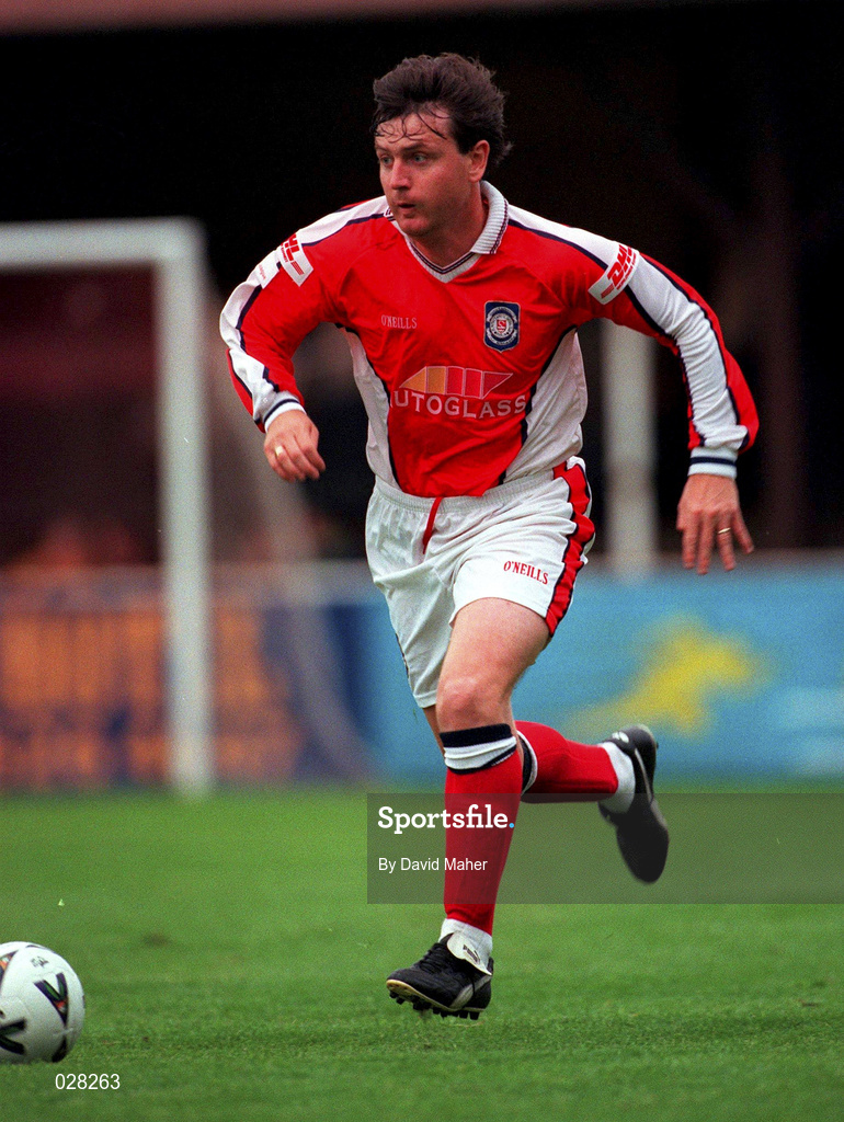 13 August 1999; Martin Russell of St Patrick's Athletic during the Eircom League Premier Division match between St Patrick's Athletic and Derry City at Richmond Park in Dublin. Photo by David Maher/Sportsfile