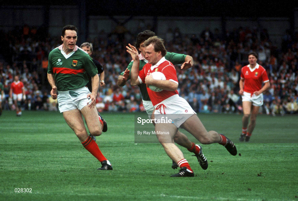 17 September 1989; Teddy McCarthy of Cork during the All-Ireland Senior Football Championship Final between Cork and Mayo at Croke Park in Dublin. Photo by Ray McManus/Sportsfile