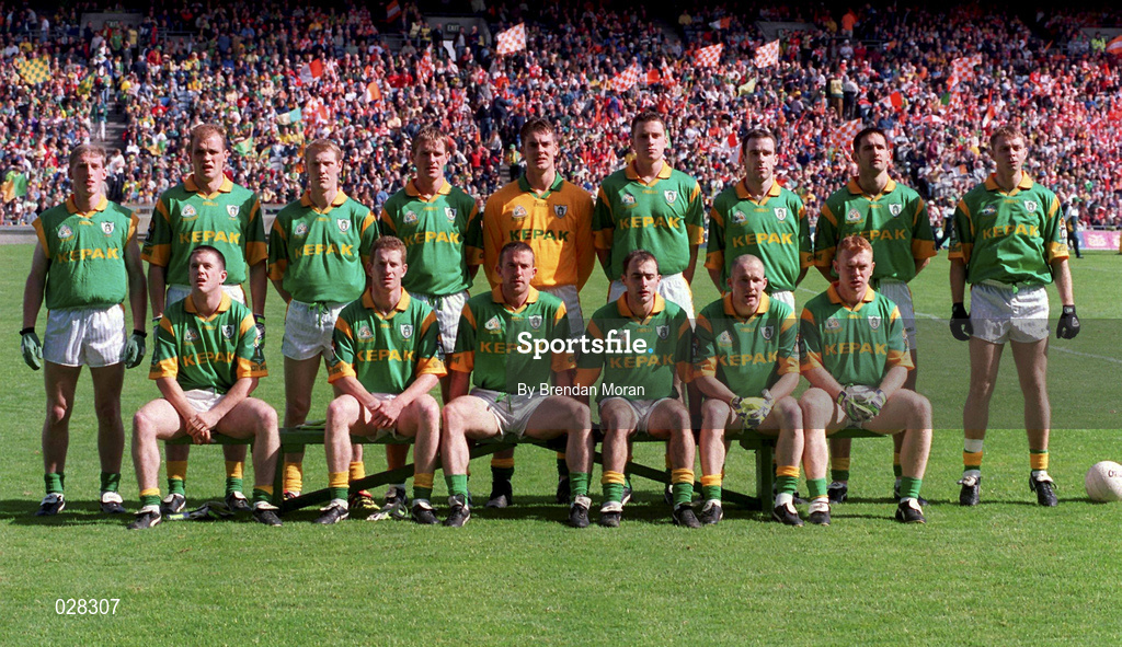 29 August 1999; The Meath team prior to the Bank of Ireland All-Ireland Senior Football Championship Semi-Final match between Meath and Armagh at Croke Park in Dublin. Photo by Brendan Moran/Sportsfile