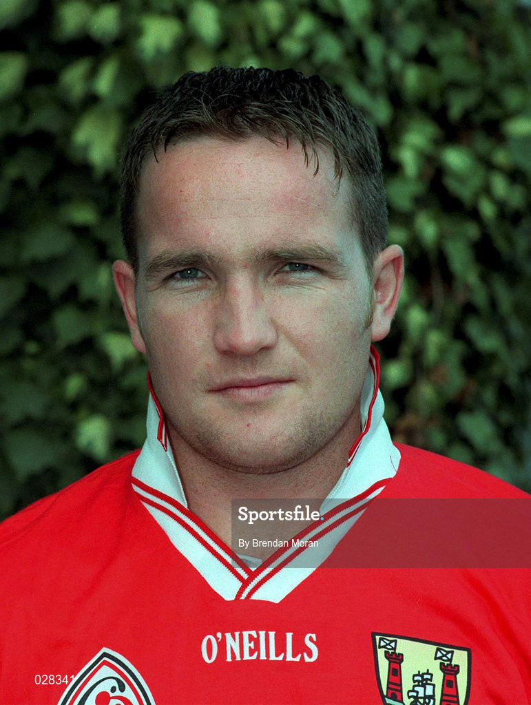 30 August 1999; Cork's Michael O'Connell during a press night, at Páirc Uí Chaoimh in Cork, in advance of the Guinness All-Ireland Senior Hurling Championship Final. Photo by Brendan Moran/Sportsfile