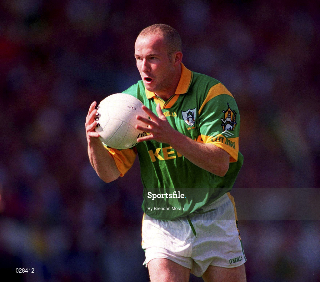 1 August 1999; Ollie Murphy of Meath during the Bank of Ireland Leinster Senior Football Championship Final between Meath and Dublin at Croke Park in Dublin. Photo by Brendan Moran/Sportsfile
