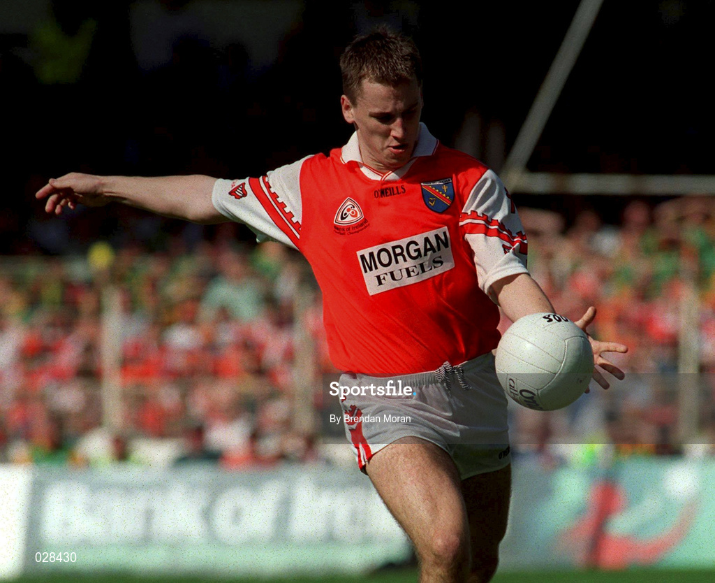 29 August 1999; Paddy McKeever of Armagh during the Bank of Ireland All-Ireland Senior Football Championship Semi-Final match between Meath and Armagh at Croke Park in Dublin. Photo by Brendan Moran/Sportsfile