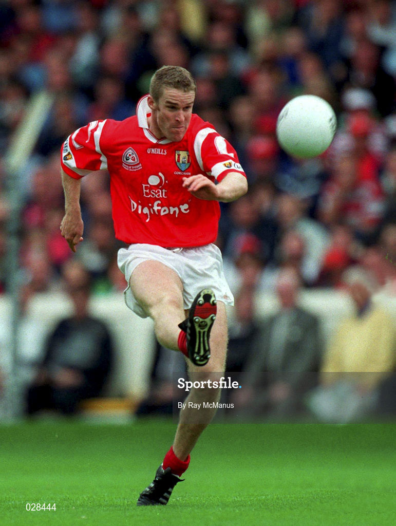 22 August 1999; Padraig O'Mahony of Cork during the Bank of Ireland All-Ireland Senior Football Championship Semi-Final match between Cork and Mayo at Croke Park in Dublin. Photo by Ray McManus/Sportsfile