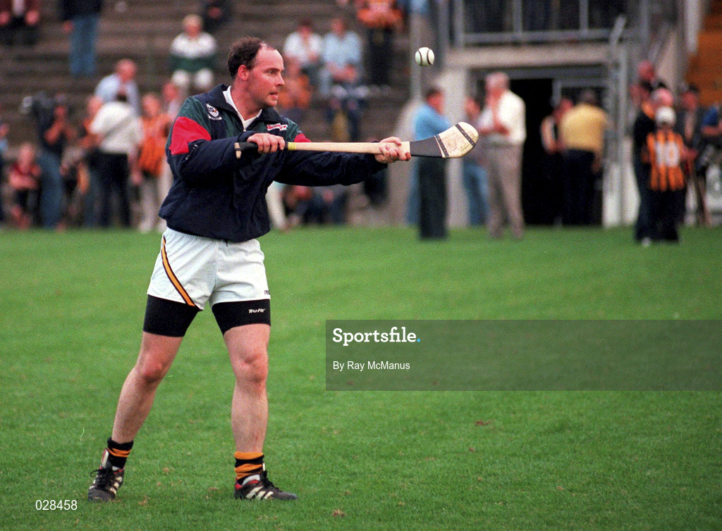 1 September 1999; Kilkenny's Pat O'Neill during a training session, at Nowlan Park, Kilkenny, in advance of the Guinness All-Ireland Senior Hurling Championship Final. Photo by Ray McManus/Sportsfile