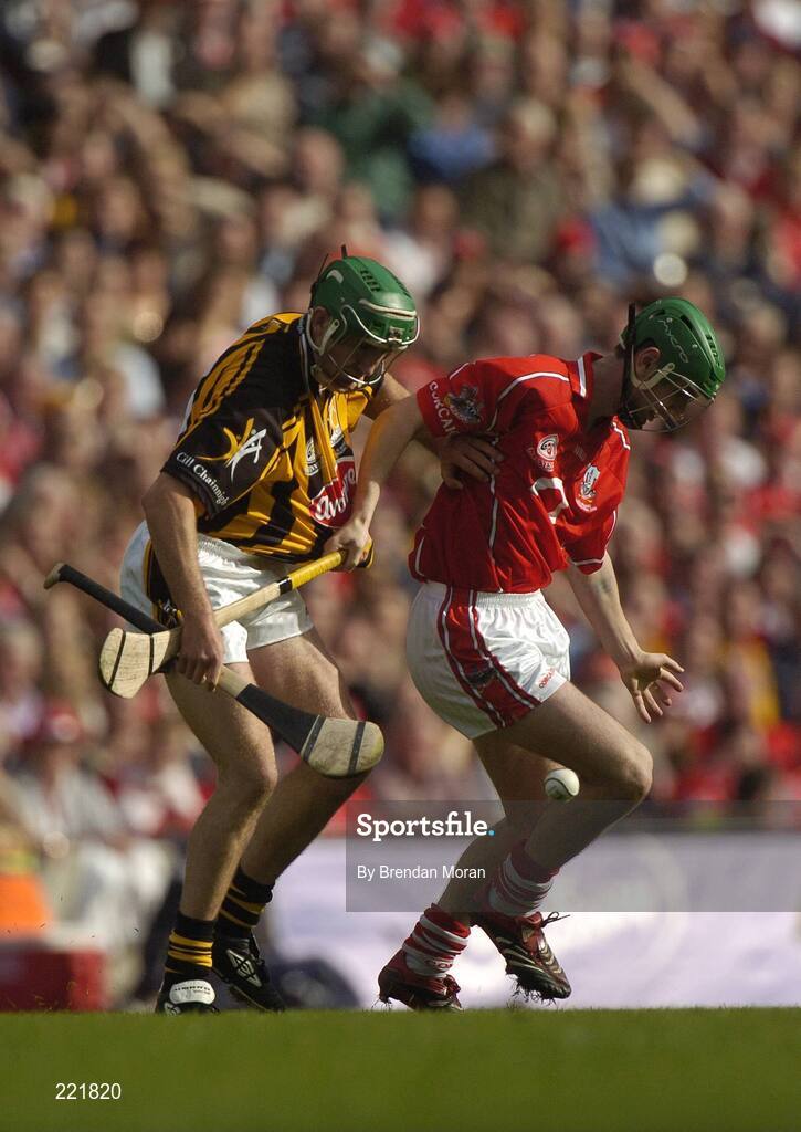 3 September 2006; Brian Murphy, Cork, in action against Eddie Brennan, Kilkenny. Guinness All-Ireland Senior Hurling Championship Final, Cork v Kilkenny, Croke Park, Dublin. Picture credit: Brendan Moran / SPORTSFILE