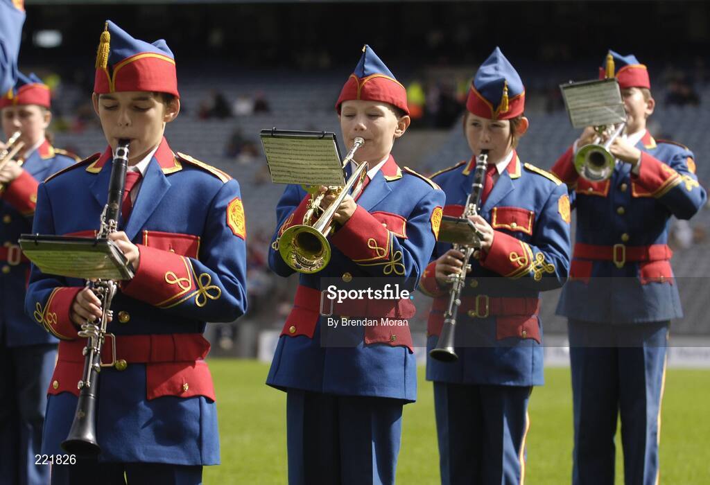 3 September 2006; A general view of the Artane Band. ESB All-Ireland Minor Hurling Championship Final, Galway v Tipperary, Croke Park, Dublin. Picture credit: Brendan Moran / SPORTSFILE