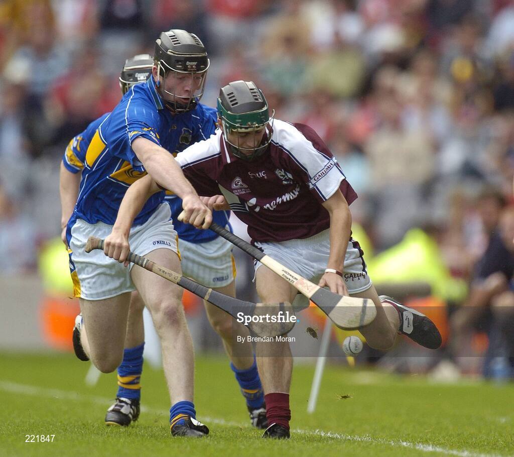 3 September 2006; David Burke, Galway, in action against Seamus Hennessy, Tipperary. ESB All-Ireland Minor Hurling Championship Final, Galway v Tipperary, Croke Park, Dublin. Picture credit: Brendan Moran / SPORTSFILE