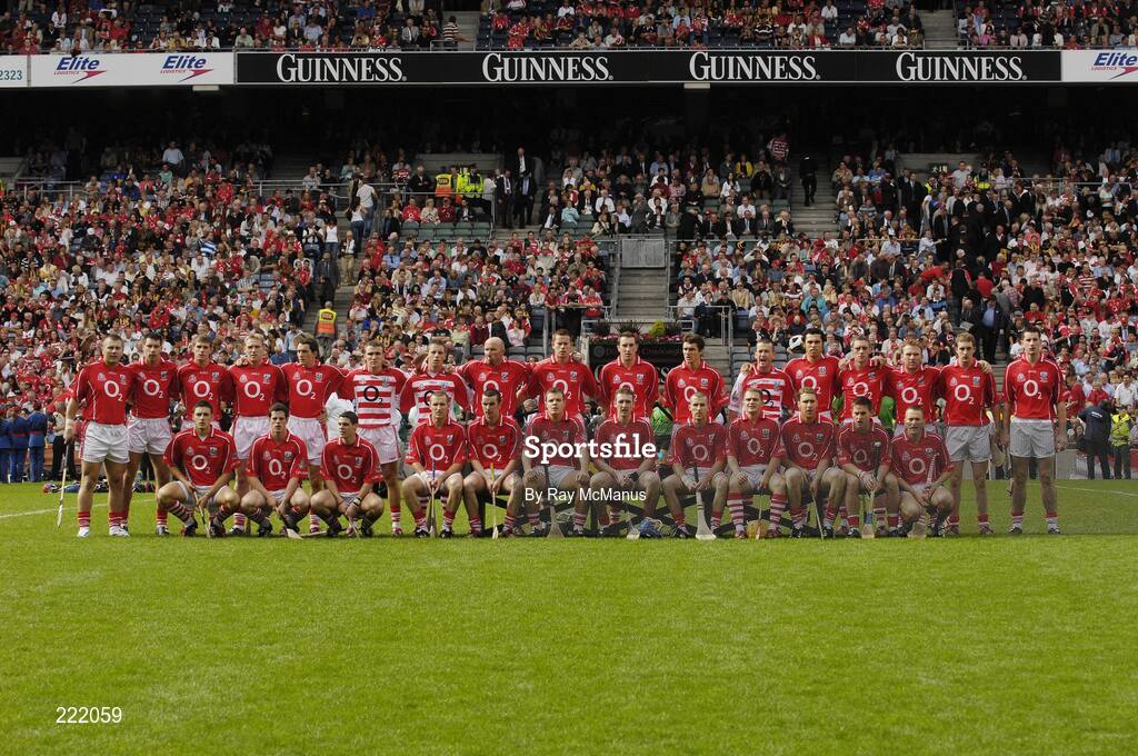 3 September 2006; The Cork panel. Guinness All-Ireland Senior Hurling Championship Final, Cork v Kilkenny, Croke Park, Dublin. Picture credit: Ray McManus / SPORTSFILE