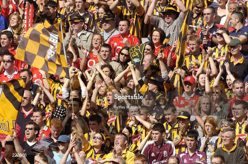 3 September 2006; Kilkenny supporters celebrate during the game. Guinness All-Ireland Senior Hurling Championship Final, Cork v Kilkenny, Croke Park, Dublin. Picture credit: Ray McManus / SPORTSFILE