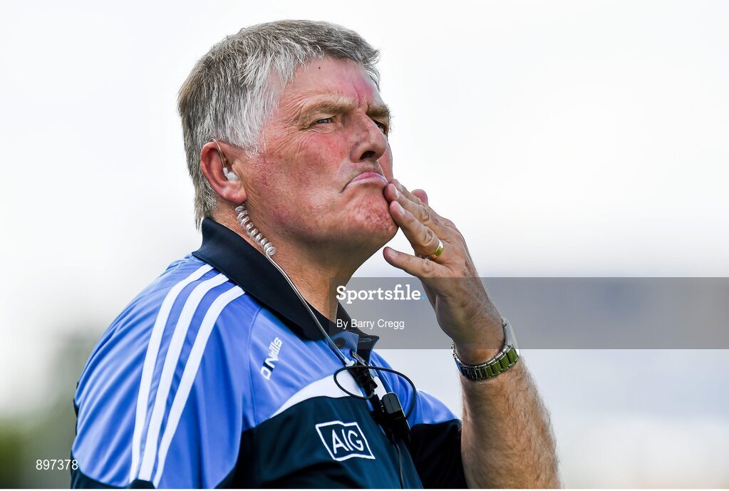 4 August 2014; Dublin manager Cyril Kevlihan. Electric Ireland GAA Football All-Ireland Minor Championship Quarter-Final, Dublin v Cork, Semple Stadium, Thurles, Co. Tipperary. Picture credit: Barry Cregg / SPORTSFILE