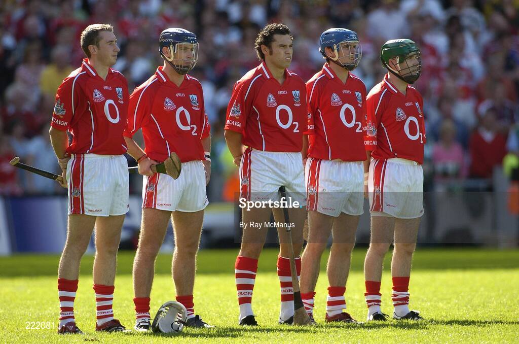 3 September 2006; Cork line up against Kilkenny. Guinness All-Ireland Senior Hurling Championship Final, Cork v Kilkenny,Croke Park, Dublin. Picture credit: Ray McManus / SPORTSFILE