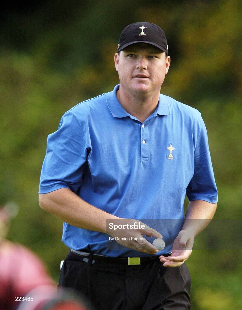 23 September 2006; Chad Campbell, Team USA 2006, during Saturday afternoon's foursomes matches. 36th Ryder Cup Matches, K Club, Straffan, Co. Kildare, Ireland. Picture credit: Damien Eagers / SPORTSFILE