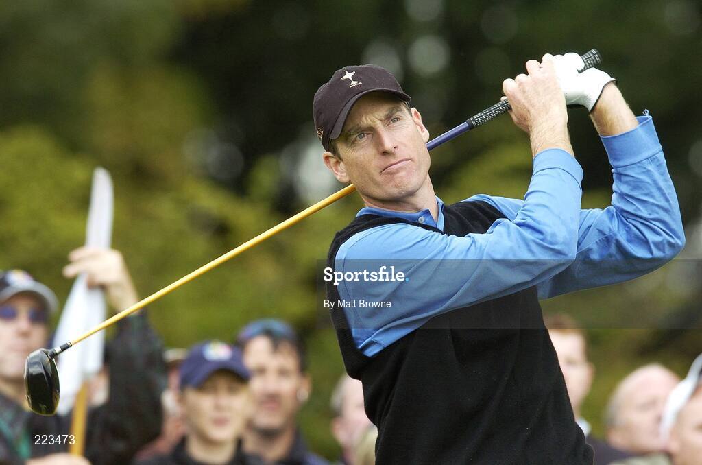 23 September 2006; Jim Furyk, Team USA 2006, watches his drive on the 15th during Saturday morning's four-ball matches. 36th Ryder Cup Matches, K Club, Straffan, Co. Kildare, Ireland. Picture credit: Matt Browne / SPORTSFILE