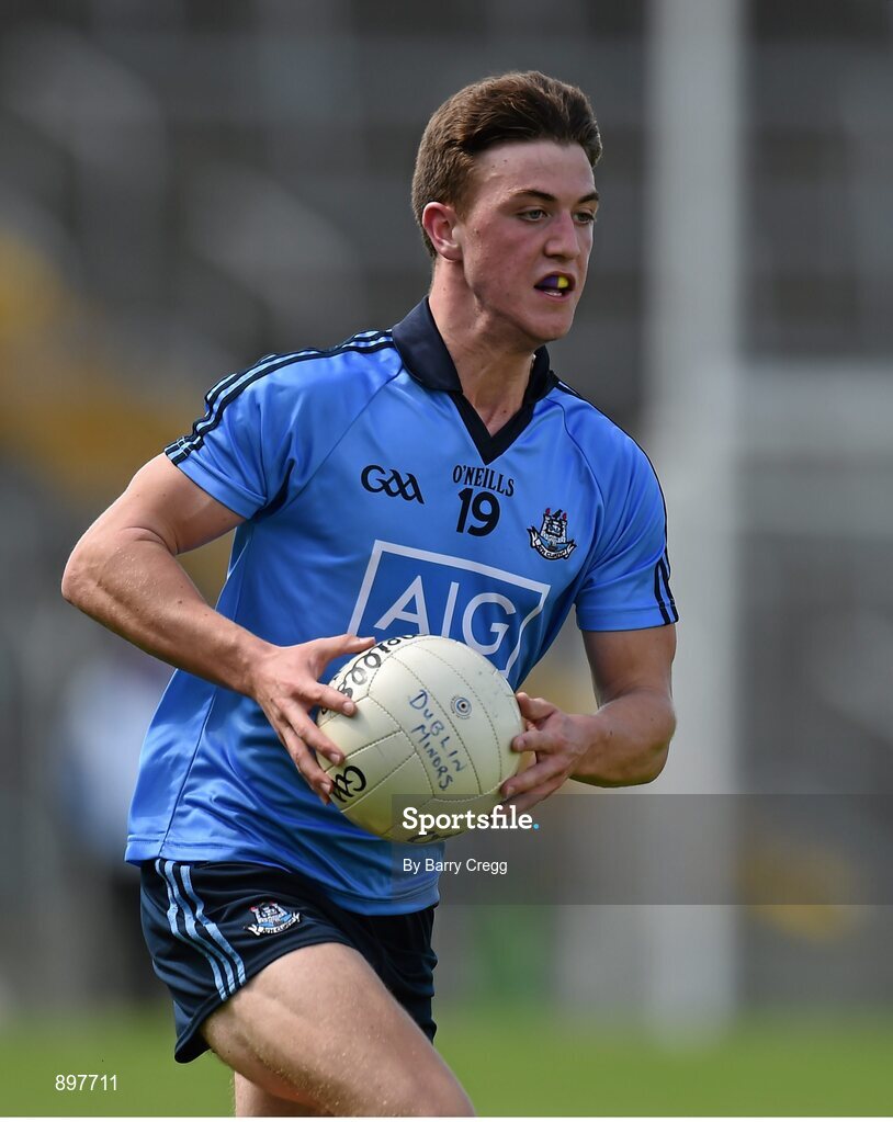 4 August 2014; Andrew McGowan, Dublin. Electric Ireland GAA Football All-Ireland Minor Championship Quarter-Final, Dublin v Cork, Semple Stadium, Thurles, Co. Tipperary. Picture credit: Barry Cregg / SPORTSFILE