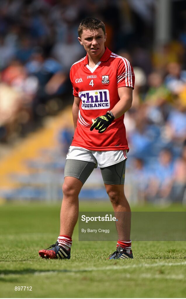 4 August 2014; Seán Powter, Cork. Electric Ireland GAA Football All-Ireland Minor Championship Quarter-Final, Dublin v Cork, Semple Stadium, Thurles, Co. Tipperary. Picture credit: Barry Cregg / SPORTSFILE