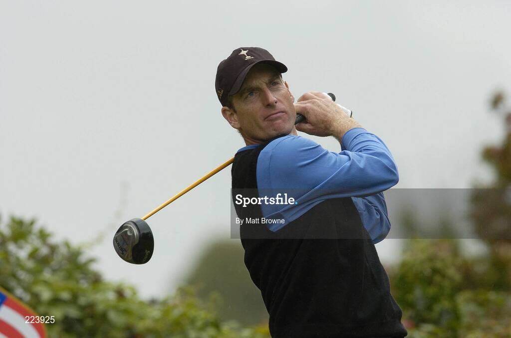 23 September 2006; Jim Furyk, Team USA 2006, watches his drive from the 11th tee box during Saturday morning's four-ball matches. 36th Ryder Cup Matches, K Club, Straffan, Co. Kildare, Ireland. Picture credit: Matt Browne / SPORTSFILE