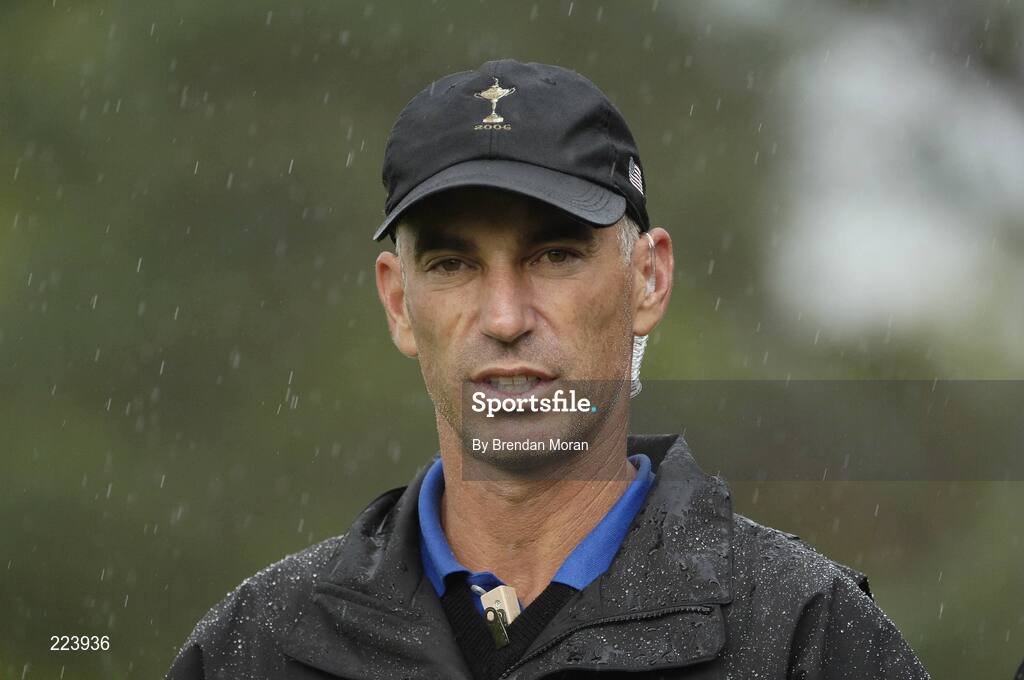 23 September 2006; Corey Pavin, Team USA 2006, assistant captain during Saturday morning's four-ball matches. 36th Ryder Cup Matches, K Club, Straffan, Co. Kildare, Ireland. Picture credit: Brendan Moran / SPORTSFILE