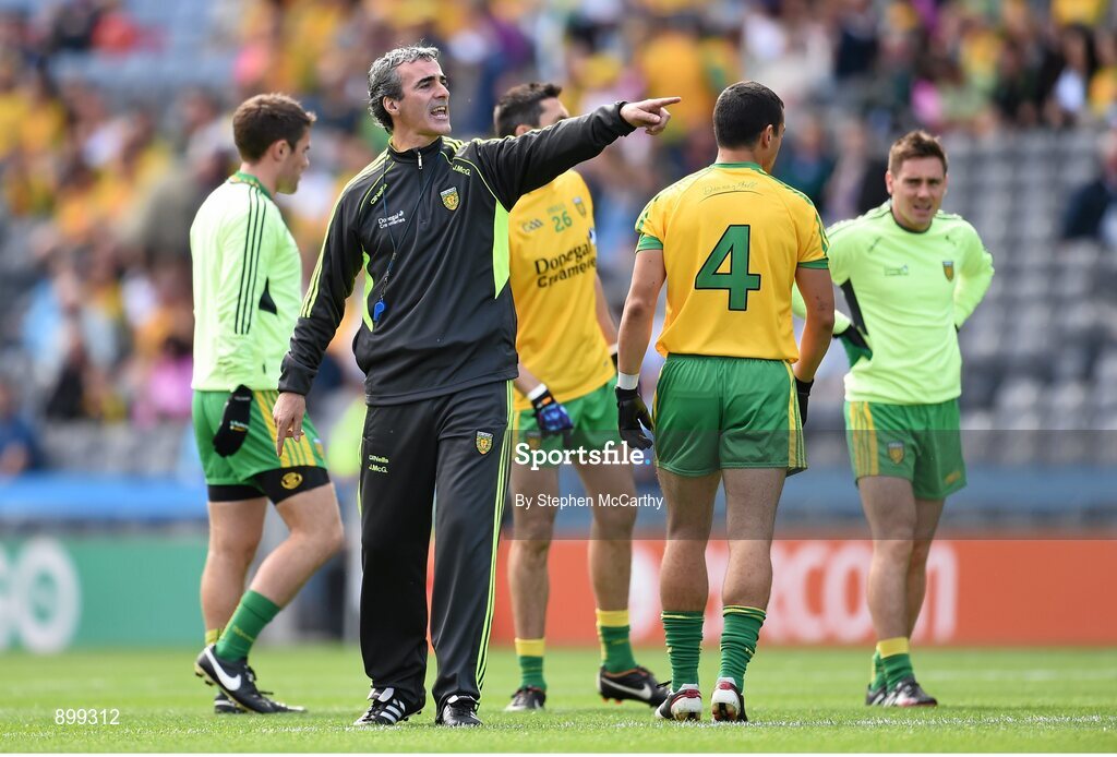 9 August 2014; Donegal manager Jim McGuinness. GAA Football All-Ireland Senior Championship, Quarter-Final, Donegal v Armagh, Croke Park, Dublin. Picture credit: Stephen McCarthy / SPORTSFILE