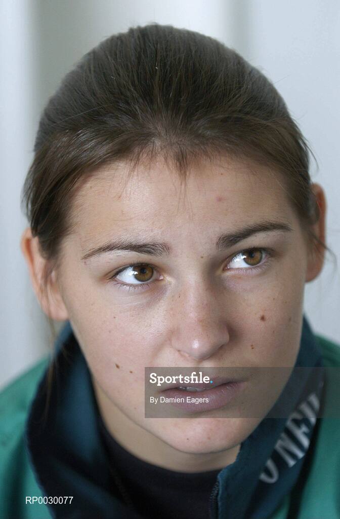 14 September 2006; Boxer Katie Taylor at the launch of the 'Women in Sport Initiative' by the Irish Sports Council. This initiative has been developed to encourage girls and women into sport and physical activity, and to supporting women's roles within sports organisations. Damien Eagers / SPORTSFILE