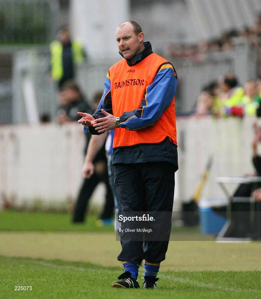 8 October 2006; Errigal Ciaran manager Malachy O'Rourke during the game. WJ Dolan Tyrone Senior Football Championship Final Replay, Errigal Ciaran v Carrickmore, Healy Park, Omagh, Co Tyrone. Picture credit: Oliver McVeigh / SPORTSFILE