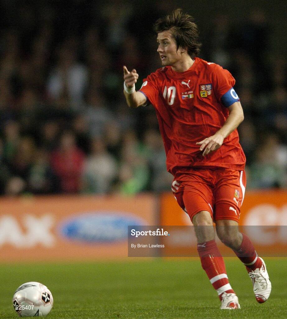 11 October 2006; Tomas Rosicky, Czech Republic. Euro 2008 Championship Qualifier, Republic of Ireland v Czech Republic, Lansdowne Road, Dublin. Picture credit: Brian Lawless / SPORTSFILE