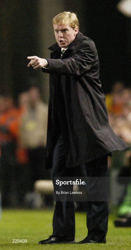 11 October 2006; Republic of Ireland manager Steve Staunton. Euro 2008 Championship Qualifier, Republic of Ireland v Czech Republic, Lansdowne Road, Dublin. Picture credit: Brian Lawless / SPORTSFILE