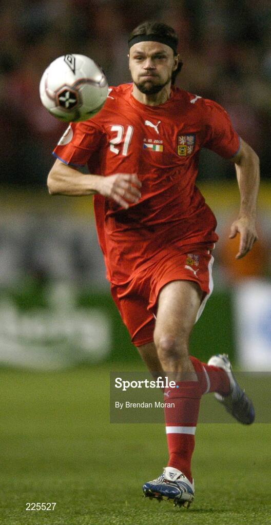 11 October 2006; Tomas Ujfalusi, Czech Republic. Euro 2008 Championship Qualifier, Republic of Ireland v Czech Republic, Lansdowne Road, Dublin. Picture credit: Brendan Moran / SPORTSFILE