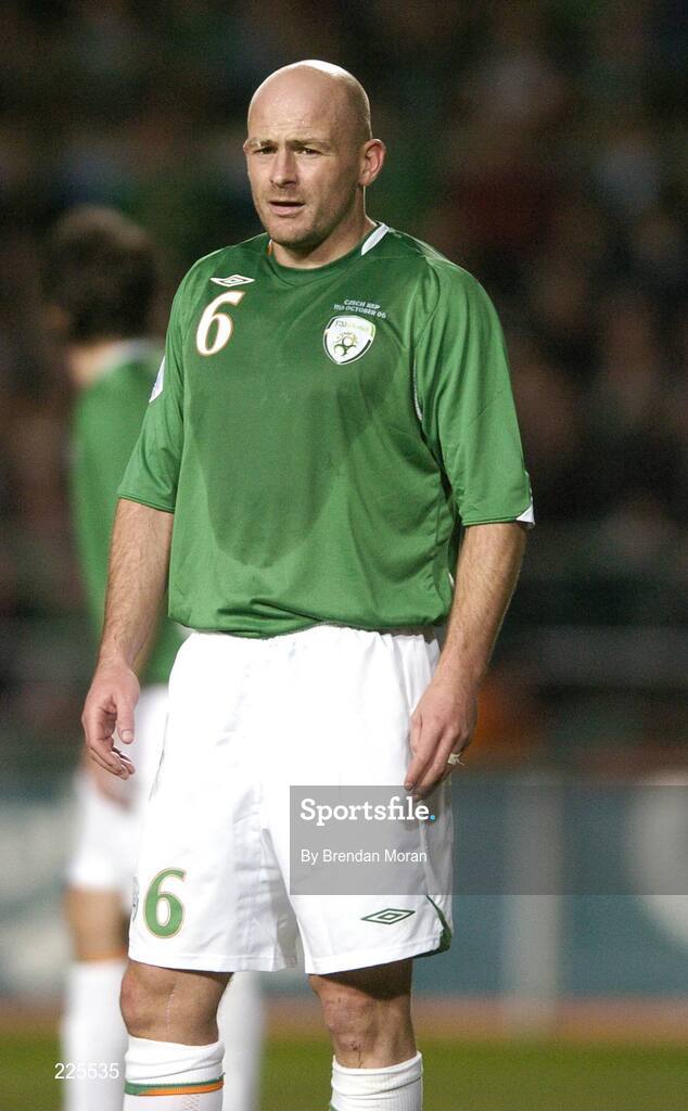 11 October 2006; Lee Carsley, Republic of Ireland. Euro 2008 Championship Qualifier, Republic of Ireland v Czech Republic, Lansdowne Road, Dublin. Picture credit: Brendan Moran / SPORTSFILE