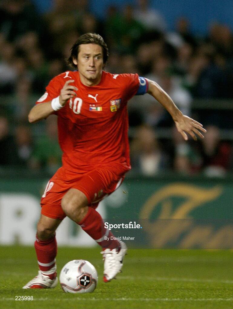 11 October 2006; Tomas Rosicky, Czech Republic. Euro 2008 Championship Qualifier, Republic of Ireland v Czech Republic, Lansdowne Road, Dublin. Picture credit: David Maher / SPORTSFILE
