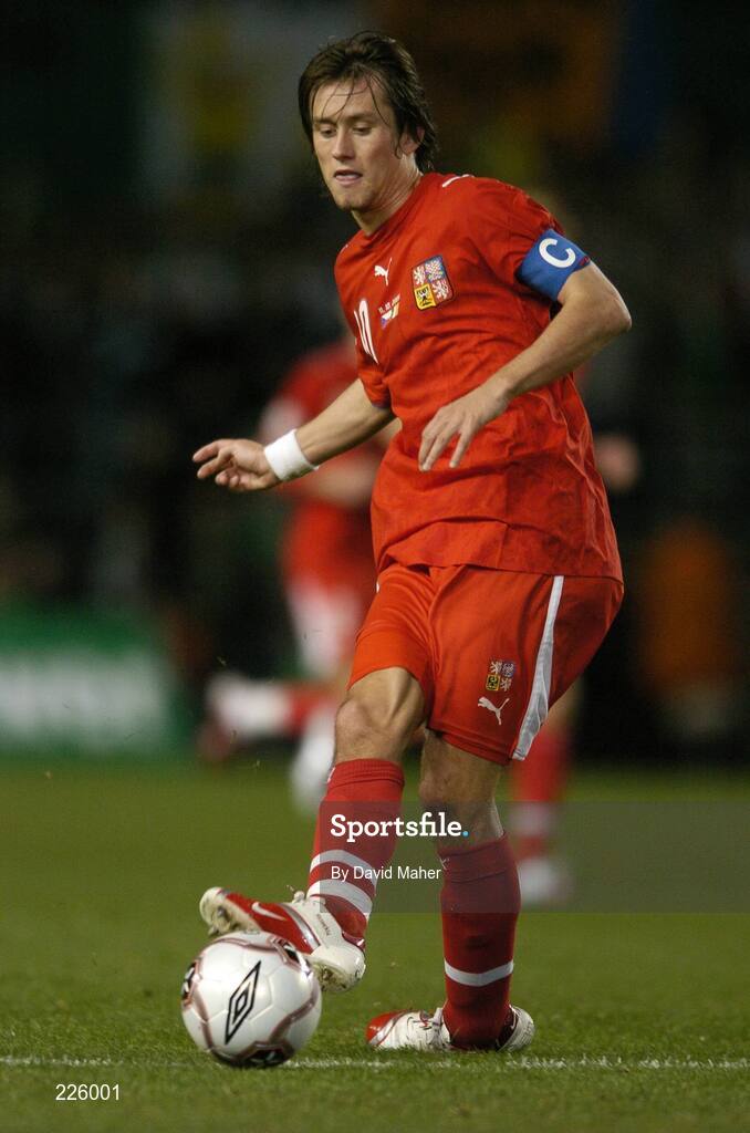 11 October 2006; Tomas Rosicky, Czech Republic. Euro 2008 Championship Qualifier, Republic of Ireland v Czech Republic, Lansdowne Road, Dublin. Picture credit: David Maher / SPORTSFILE