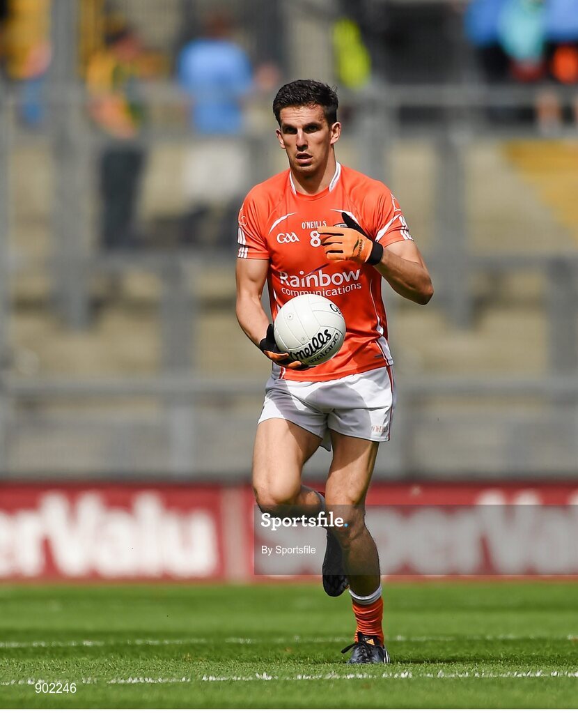9 August 2014; Stephen Harold, Armagh. GAA Football All-Ireland Senior Championship, Quarter-Final, Donegal v Armagh, Croke Park, Dublin. Photo by Sportsfile