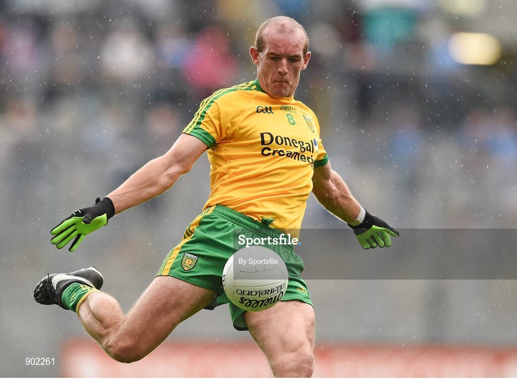 9 August 2014; Neil Gallagher, Donegal. GAA Football All-Ireland Senior Championship, Quarter-Final, Donegal v Armagh, Croke Park, Dublin. Photo by Sportsfile