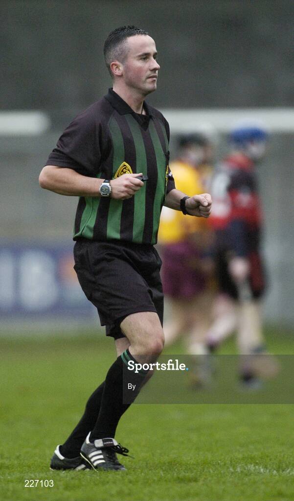 29 October 2006; James McGrath, GAA Referee, AIB Leinster Senior Club Hurling Championship First Round, Craobh Chiarain v Mount Leinster Rangers, Parnell Park, Dublin. Picture credit: Ray Lohan / SPORTSFILE