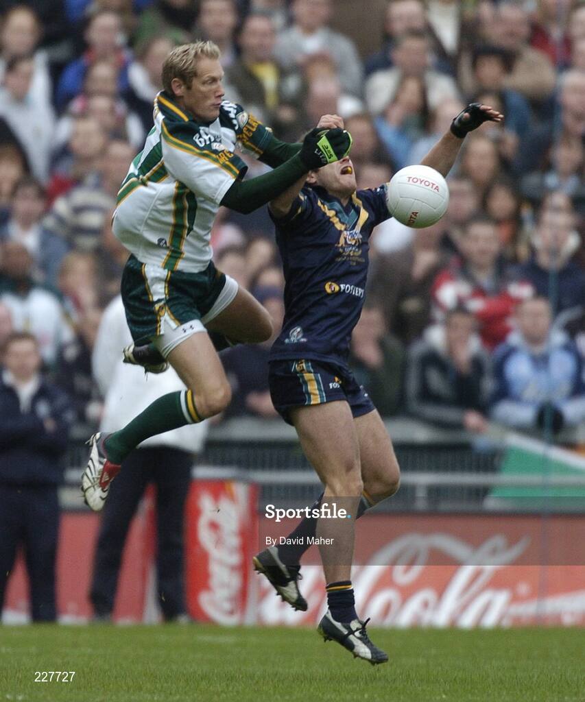 5 November 2006; Graham Geraghty, Ireland, in action against Campbell Brown, Australia. Coca-Cola International Rules Series 2006, Second Test, Ireland v Australia, Croke Park, Dublin. Picture credit: David Maher / SPORTSFILE