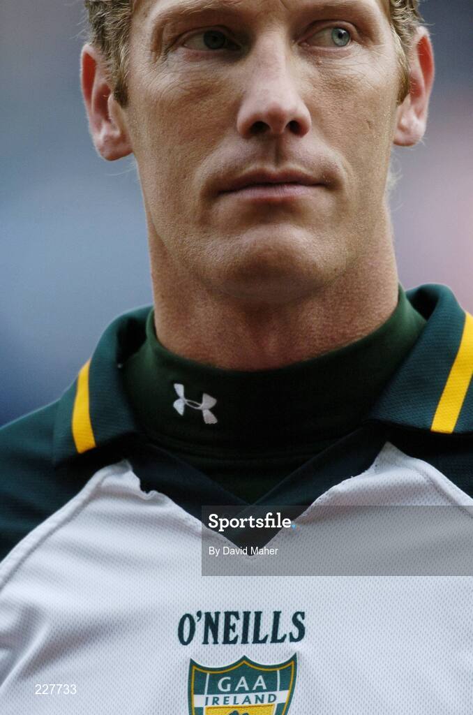 5 November 2006; Graham Geraghty, Ireland, before the start of the game. Coca-Cola International Rules Series 2006, Second Test, Ireland v Australia, Croke Park, Dublin. Picture credit: David Maher / SPORTSFILE