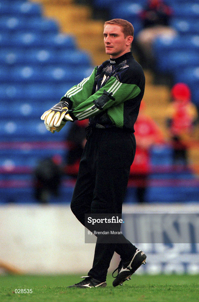 13 August 1999; Eddie Hickey of Galway during the Eircom League Premier Division match between Shelbourne v Galway United at Tolka Park in Dublin. Photo by Brendan Moran/Sportsfile