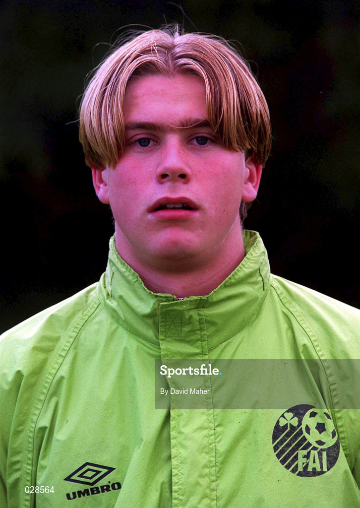 29 October 1999; Anthony O'Shea during a Republic of Ireland U16 squad training session in Dublin. Photo by David Maher/Sportsfile