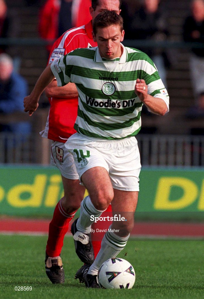 17 October 1999; Billy Woods of Shamrock Rovers during the Eircom League Premier Division match between Shamrock Rovers and Cork City at Morton Stadium in Santry, Dublin. Photo by David Maher/Sportsfile