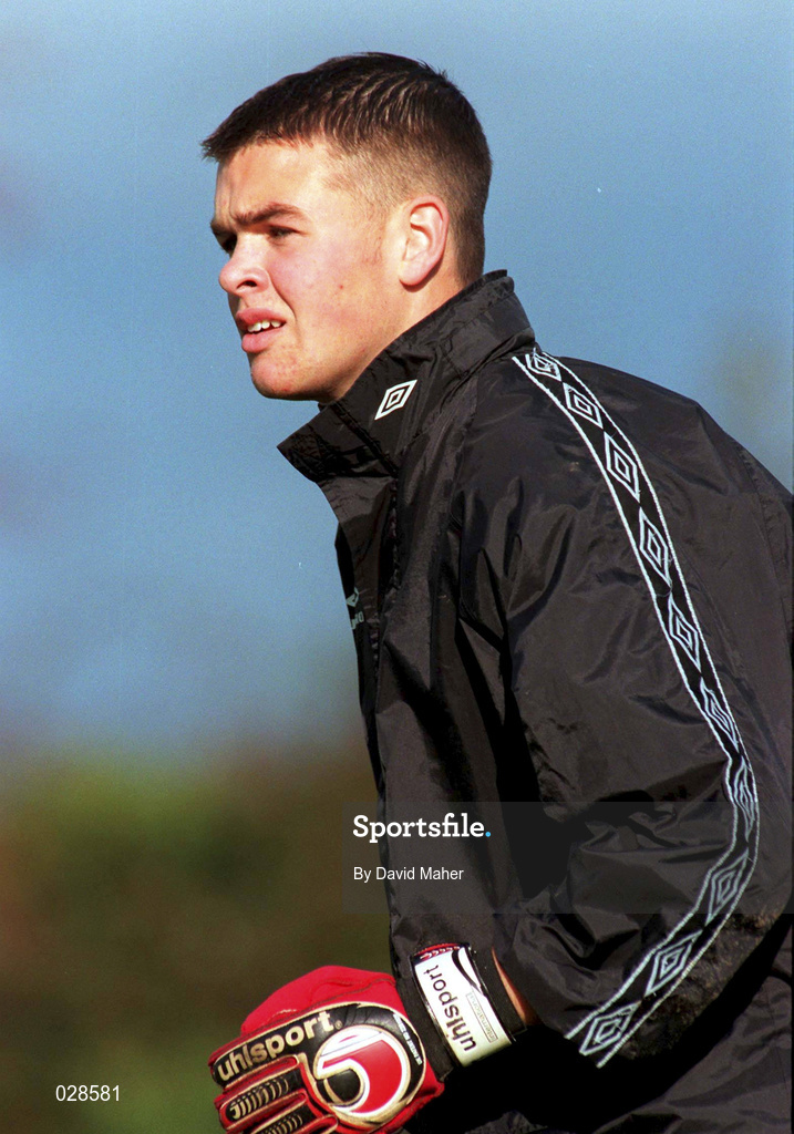 29 October 1999; Brian Murphy during a Republic of Ireland U16 squad training session in Dublin. Photo by David Maher/Sportsfile