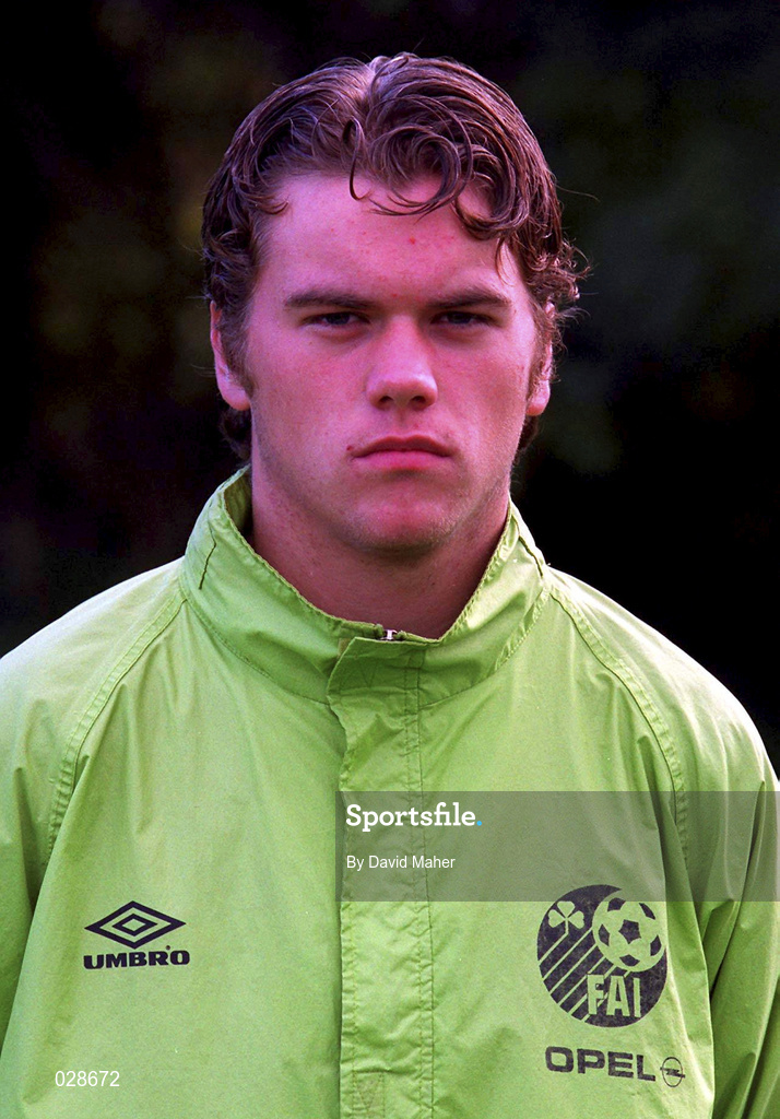 29 October 1999; Darryl McMahon during a Republic of Ireland U16 squad training session in Dublin. Photo by David Maher/Sportsfile